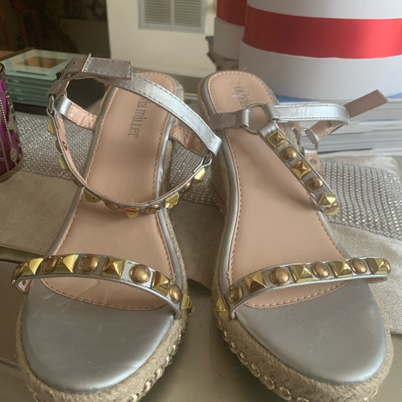 Olivia Miller Espadrilles Sandals platform Wedges SIZE 9 ๐ฅ๐ฅ๐ฅ๐ ๐ ๐  - Picture 3 of 5